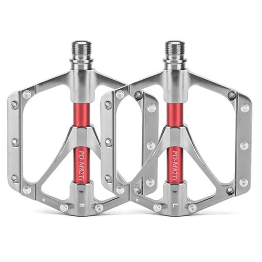 PROMEND PD-M82-TI Mountain Bike Titanium Pedals (Silver) - 1