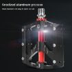 PROMEND PD-M88 Mountain Bike Aluminum Pedals - 1 Pair (Black) - 5