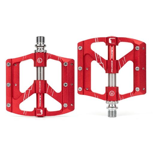 PROMEND PD-M88 Mountain Bike Aluminum Pedals (Red) - 1