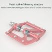 PROMEND PD-M88 Mountain Bike Aluminum Pedals (Red) - 4