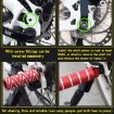 FMFXTR Bicycle Back Seat Foot Pedal - Black Small Hole Short - 7