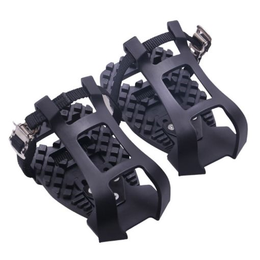 Indoor Exercise Bike Pedal Accessories - Black - 1