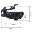 Indoor Exercise Bike Pedal Accessories - Black - 3