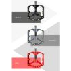 WEST BIKING Carbon Fiber Mountain Bike Pedal (Red) - 2