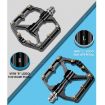 WEST BIKING Carbon Fiber Mountain Bike Pedal (Red) - 9