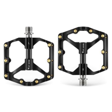 West Biking Carbon Fiber Mountain Bike Pedal - Black - 1