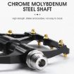 West Biking Carbon Fiber Mountain Bike Pedal - Black - 6
