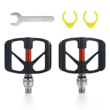 Picture of QR610 1 Pair Carbon Fiber Bicycle Quick Release Pedals (Red Axis)