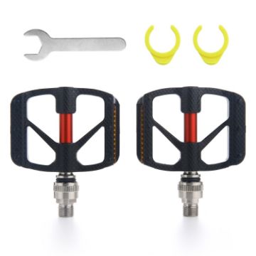 Carbon Fiber Bicycle Quick Release Pedals - Red Axis - 1