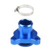 BMW 335i Car Water Hose Joint Pipe Adaptor with Clamps (Blue) - 2
