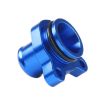 BMW 335i Car Water Hose Joint Pipe Adaptor with Clamps (Blue) - 3