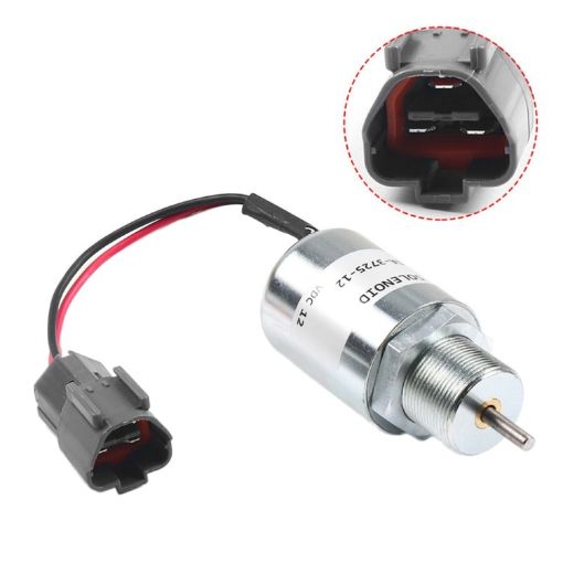 Mitsubishi/Volvo Mahindra Max28 Car Fuel Shutoff Solenoid Valve SA-3725-12 - 1