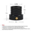 Jeep Wrangler Dana 30/44 Front Inner Outer Shaft Tube Seal Kit - 4