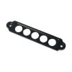 5-Hole Car Aluminum Alloy Battery Mounting Bracket - Black - 2