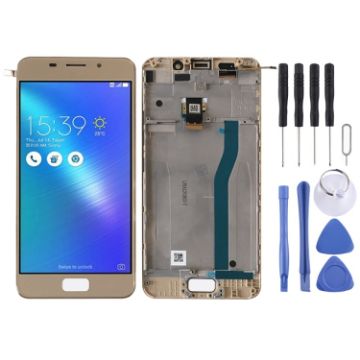 OEM LCD Screen for ASUS Zenfone 3S Max ZC521TL X00GD Gold Frame - 1