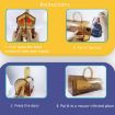 Large Plastic Mousetrap Mouse Cage Pedal Trap - 2 PCS (Brown) - 7