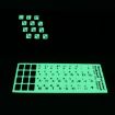 Luminous Keyboard Stickers English Arabic - Set of 3 - For Notebook/Desktop - 4