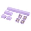 ABS Translucent Keycaps, OEM Mechanical Keyboard (Purple) - 4