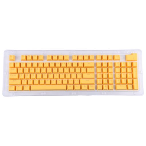 Yellow ABS Translucent Keycaps for Mechanical Keyboard - 1