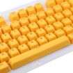 104 Keys Double Shot PBT Backlit Keycaps - Yellow - 5