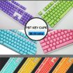104 Keys Double Shot PBT Backlit Keycaps - Yellow - 7