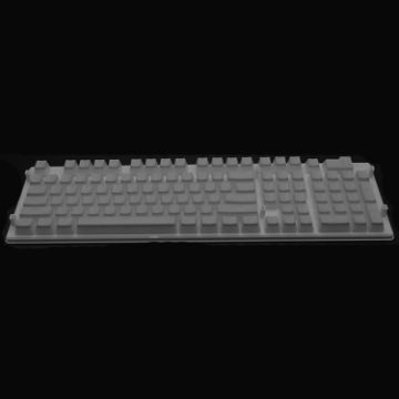 Picture of Pudding Double-layer Two-color 108-key Mechanical Translucent Keycap (Gray)
