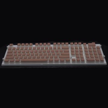 Picture of Pudding Double-layer Two-color 108-key Mechanical Translucent Keycap (Light Coffee)