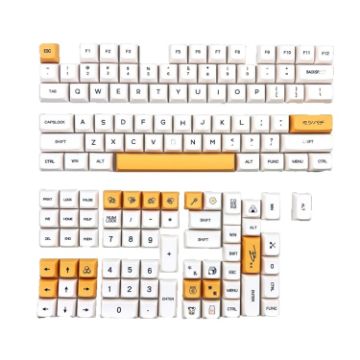 Bee Milk 140 Keys Sublimation Mechanical Keyboard PBT Keycaps - 1
