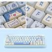 148 Keys MDA Height 5-sided PBT Mechanical Keyboard Keycaps Blue - 4