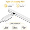 Superfine Nib Capacitive Stylus Pen - White - 8
