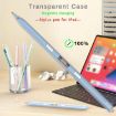 P10s Transparent Case Wireless Charging Stylus Pen for iPad 2018 (Pink) - 2