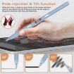 P10s Transparent Case Wireless Charging Stylus Pen for iPad 2018 (Pink) - 3
