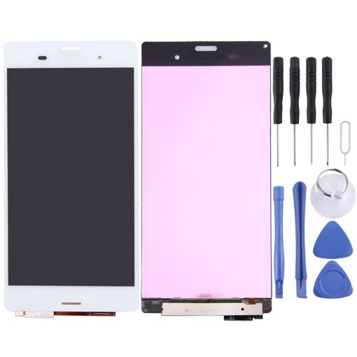 OEM LCD Screen for Sony Xperia Z3 with Digitizer Assembly (White) - 1
