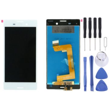 Sony Xperia M4 Aqua LCD Display + Touch Panel - White - 1
