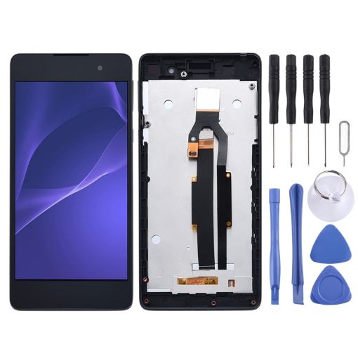 OEM LCD Screen for Sony Xperia E5 F3311 F3313 Digitizer Full Assembly with Frame - 1