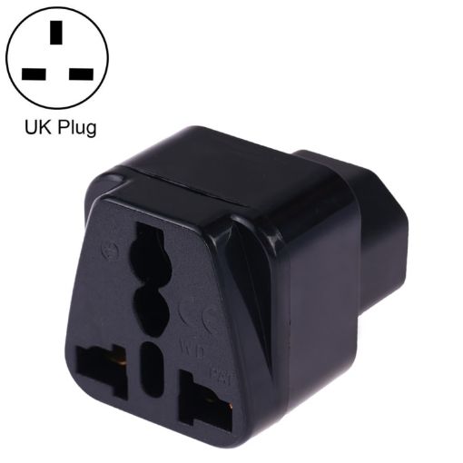 Portable Universal Socket to C14 Male Plug UPS PDU APC Computer Server Power Adapter - 1