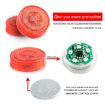 2 PCS Car Door Magnetic Warning Strobe Light Lamp - Red Light - 3