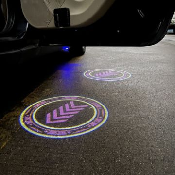 LED Infrared Induction Car Door Welcome Light Night Projection Ambient Light - 1