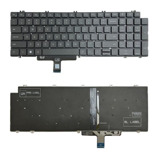 Dell Latitude 5520 5521 Precision 3560 3561 US Backlight Keyboard - 1