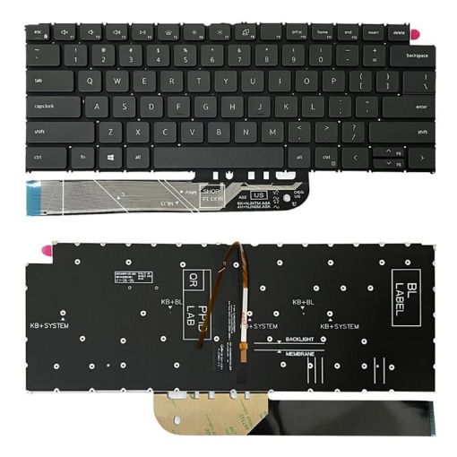 Dell Vostro 5310 5320 5410 Latitude 3320 3420 US Backlight Keyboard - 1