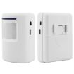 Picture of FY-0256 2 in 1 PIR Infrared Sensors (Transmitter + Receiver) Wireless Doorbell Alarm Detector for Home/Office/Shop/Factory, UK Plug