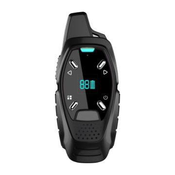 Black LED Display Mini Walkie Talkie - USB Charging, Wireless - 1