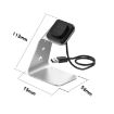 Grey Aluminum Charger Holder for Fitbit Versa 3/Sence - Fast Charging - 3