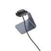 Grey Aluminum Charger Holder for Fitbit Versa 3/Sence - Fast Charging - 6