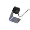 Universal Aluminum Charger Holder for Fitbit Versa - Fast Charging (Grey) - 5