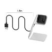 Universal Aluminum Charger Holder for Fitbit Charge 4/3/3 SE - Grey - 4