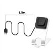 Fitbit Versa4/Sense2 Magnetic Charger Holder - 1.5m Cable (Grey) - 5