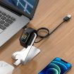 Fitbit Charge 5 Portable Magnetic Charger Holder - Silver - 7
