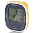3D Multifunction Digital Pedometer Step Counter - Yellow - 1