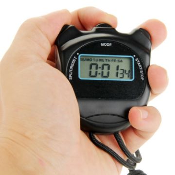 PS50 Stopwatch Professional Chronograph Handheld Digital LCD Sports Counter Timer - 1